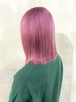 ミディアム カラー 🌈ベージュ艶髪🌈 ユウトのヘアスタイル