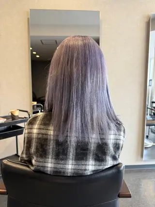 ミディアム 髪質改善⚡️カラー 🍀武久 誠🍀のヘアスタイル