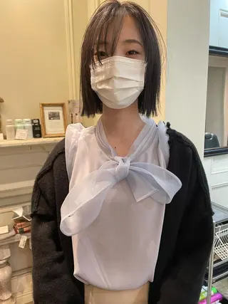 ショート カラー classic 新横浜所属・大人girly🛋️ 🤍yukakoのヘアスタイル