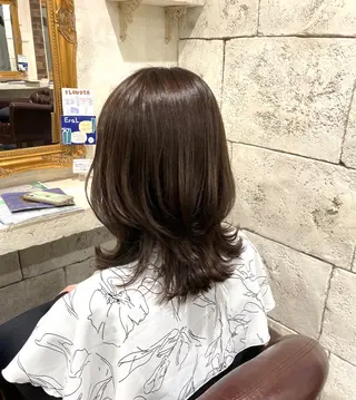 ミディアム GO TODAY  SHAIRE SALON所属・ショート/ボブ✂︎ 三田さやかのヘアスタイル