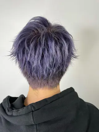 ショート カラー 髪質改善縮毛矯正 kosuke_IJKのヘアスタイル