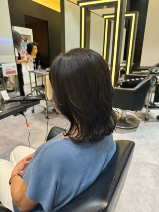 ミディアム 明井 准弥のヘアスタイル