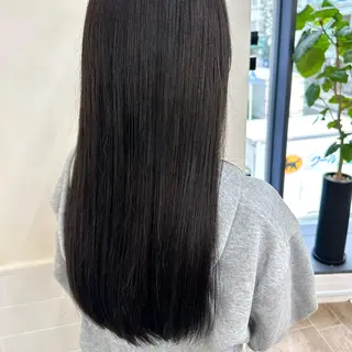 カラー 美髪縮毛矯正🫧 艶カラー/スズカのヘアスタイル