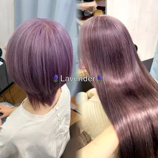 カラー 岡野 綾のヘアスタイル
