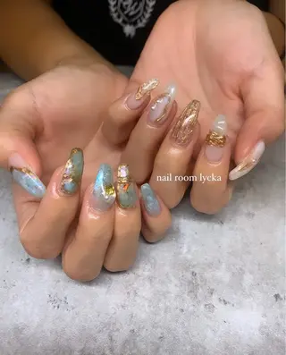 ネイル ﾈｲﾙﾙｰﾑﾘｯｶ 𝐦𝐚𝐲𝐮のネイルデザイン