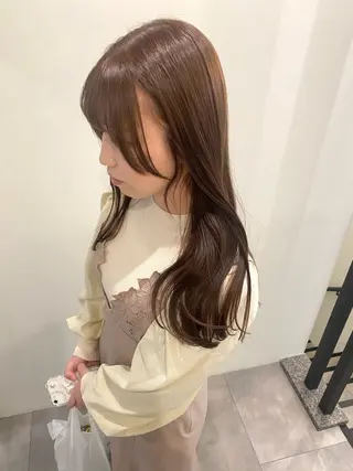 ミディアム カラー 🍑 モモカ🍑のヘアスタイル