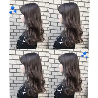 セミロング カラー 韓国ヘア得意❤︎森澤 悠佳のヘアスタイル