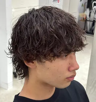 ショート パーマ メンズ fifth  SAKAE所属・山本千太 ✨メンズパーマ✨のヘアスタイル