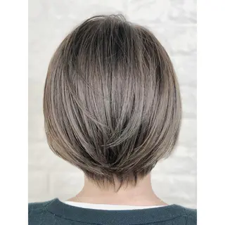 ショート カラー KIZU 髪質改善 オカルト怪談のヘアスタイル