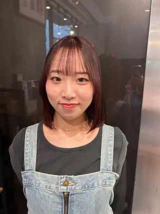 ミディアム ショート・ボブ 🌈chinaのヘアスタイル