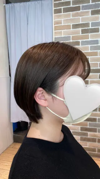 ショート RIHO/愛されモテ /透明感カラーのヘアスタイル