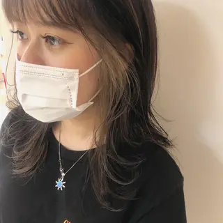 ロング カラー 似合わせ.ﾍｱｾｯﾄ 得意🌹井上美沙のヘアスタイル