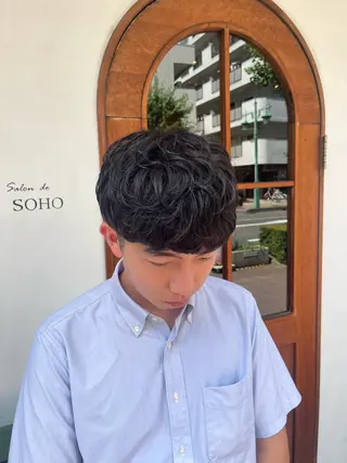 メンズ たかしま あさひのヘアスタイル