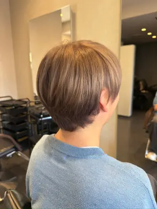 ショート 髪質改善⚡️カラー 🍀武久 誠🍀のヘアスタイル