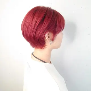 ショート カラー ヘアアレンジ E Komo hair所属・Wow❕E Komo hair 永井一輝のヘアスタイル