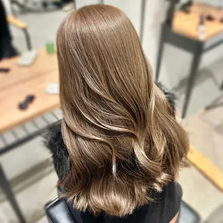 セミロング カラー IVY所属・髪質改善/韓国ヘア 顔まわり特化yutoのヘアスタイル