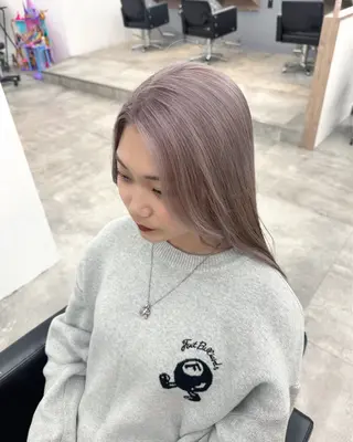 ロング カラー 顔まわりカット/艶髪 カラー✨けいとのヘアスタイル