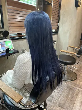 ロング カラー La fith 店長 城谷颯人のヘアスタイル