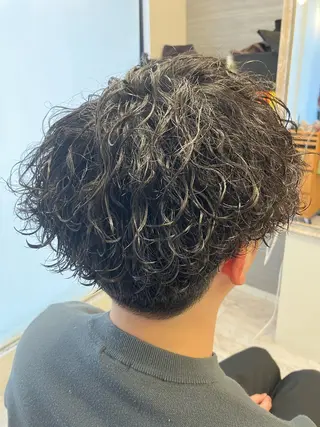 パーマ メンズ メンズ特化/パーマ/ フェードWATARUのヘアスタイル