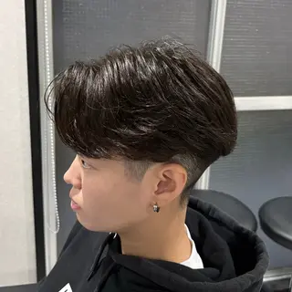 ショート パーマ メンズ B TECH by Zen sly所属・中野 静莉のヘアスタイル