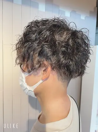 ショート パーマ ❣️モードケイズ塚口 和田一将のヘアスタイル