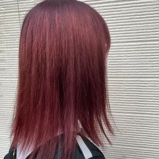 ミディアム カラー FERIAあべの KARINのヘアスタイル