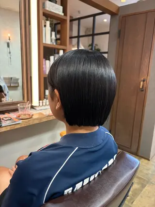 ショート 阿部 叶夢のヘアスタイル