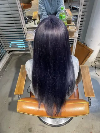 ロング 絶対綺麗な暖色カラー 🎯あります✨増渕✨のヘアスタイル