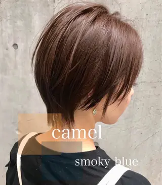 ショート カラー DX SHARE SALON SHIBUYA所属・AKI アキのヘアスタイル