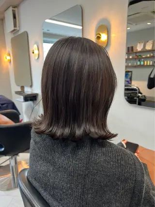 カラー luludi by APHRODITE GINZA所属・柔らか×艶カラー 🍊ayano🤍のヘアスタイル
