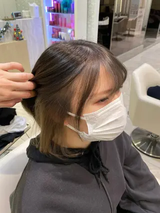 ミディアム カラー ナチュラル艶カラー 🤎maoのヘアスタイル