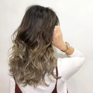 セミロング カラー ヘアアレンジ AUBE HAIRazul吉祥寺所属・綺麗な髪質にしたい方 限定🌈清水 祥のヘアスタイル