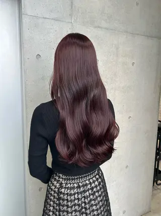 ロング カラー ヘアアレンジ 🍎艶モテカラー🍎 カリンのヘアスタイル