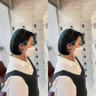 ショート Y Uのヘアスタイル