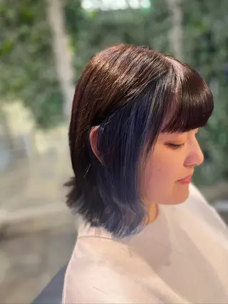 ミディアム カラー 松澤 勇輝のヘアスタイル