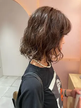 パーマ 上平 綾菜のヘアスタイル