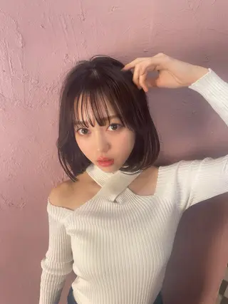 ミディアム 💐宮坂 歩💐のヘアスタイル