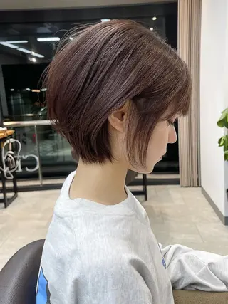 ショート neaf六本木所属・韓国風レイヤー ショート/犬塚 優介のヘアスタイル