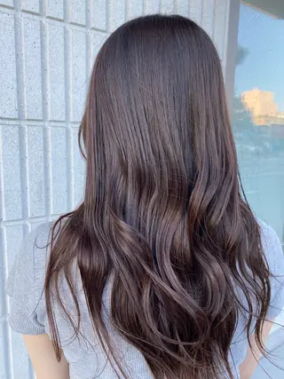 ロング 垢抜け/レイヤー/ ハイトーン/アスナのヘアスタイル