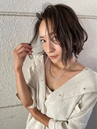 ショート カラー hair studio PEACE所属・寺本 早希のヘアスタイル