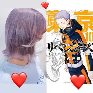 ミディアム カラー EMANON新宿東口所属・新宿駅近♡個室 ♡関口三都季🌜のヘアスタイル