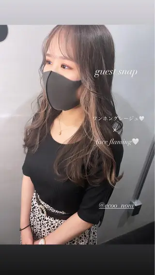 ロング 韓国 / 中国ヘア 🦋Noniのヘアスタイル