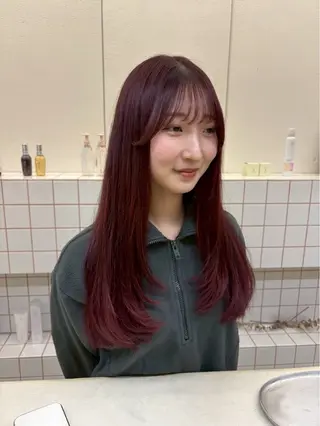 ロング カラー 🌼花屋併設🌼 木下奈々望のヘアスタイル