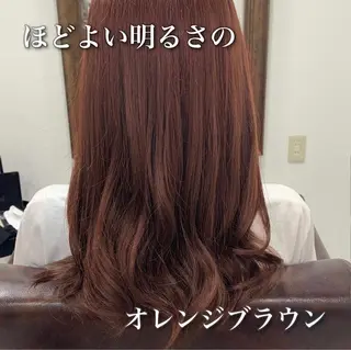 セミロング カラー 中本 達也のヘアスタイル