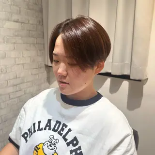 ショート カラー 艶カラー/レイヤー 💖心斎橋/Sakiのヘアスタイル