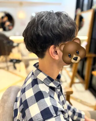 ショート パーマ メンズ 金井こうた🐨 lovisのヘアスタイル