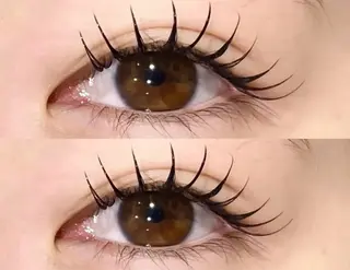 マツエク・マツパ eve🐰束間まつ毛 /透明感カラーのマツエク・マツパデザイン