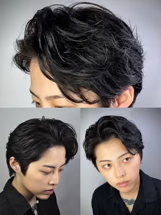 ミディアム men's　cut ⚡️aco⚡️のヘアスタイル
