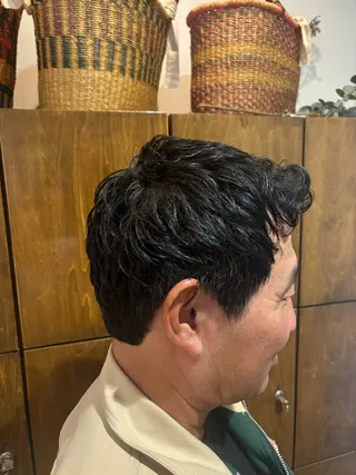 ショート メンズ レイヤーカット/艶髪 /パーマaikoのヘアスタイル