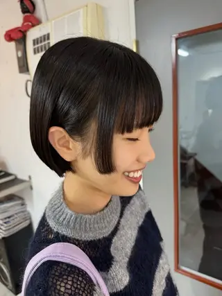 ショート 繭所属・こはる／ハードパーマ /癖毛風パーマ🧃のヘアスタイル